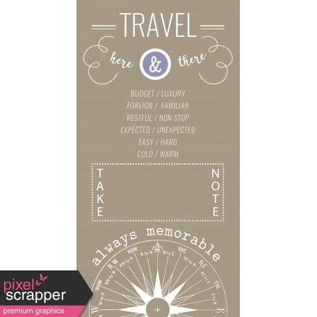 World Traveler #2 Journal Me Kit Color - Card 04