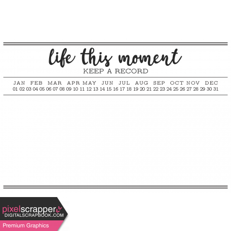 Pocket Cards Template #7_Life This Moment-4x6