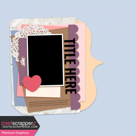 Layout Templates Kit #71 - Template 71B