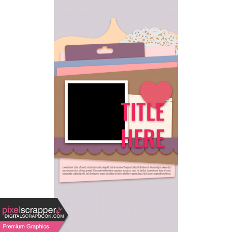 Traveler’s Notebook Layout Templates Kit #24 - Template 24A