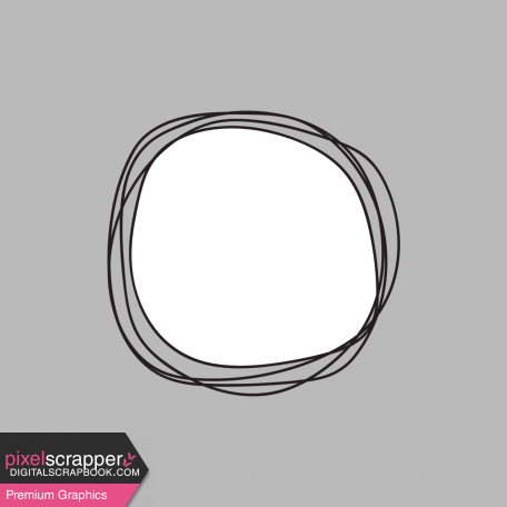 Pocket Card Template Kit #9_Pocket Card-Doodle Circle 4x4