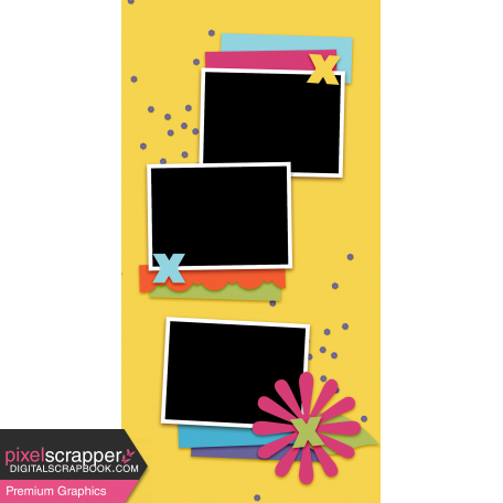 Travelers Notebook Layout Templates Kit #28 - Layout Template 28b