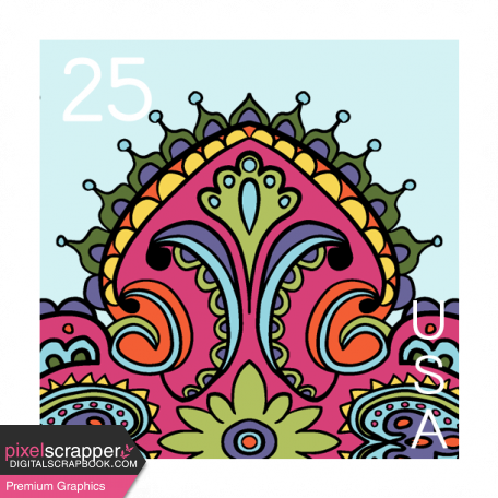 Good Life Aug 21 Collage_Postage Stamp-Flower Design