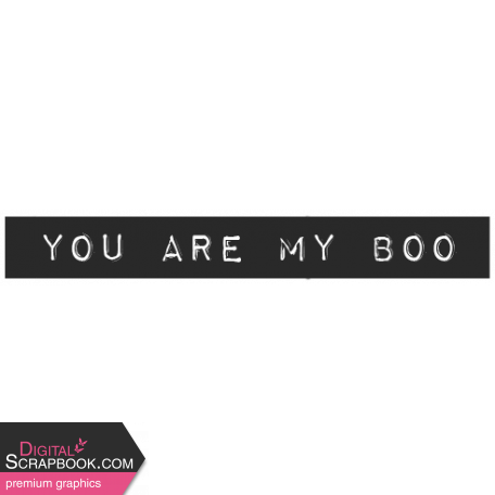 Good Life Oct 21_Label-You Are My Boo  Plastic