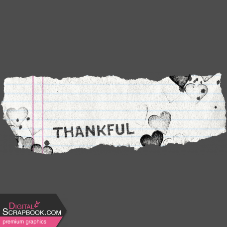 Thanksgiving Elements #2: Scrap Paper Thankful