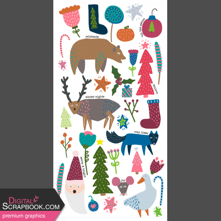 The Good Life December 2021 Journal Me Kit_Woodland Animals