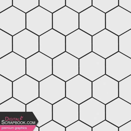 Good Life Jan 22_Paper Honeycomb-White Black
