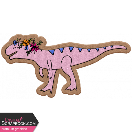 The Good Life: January 2022 cardboard sticker dino 4