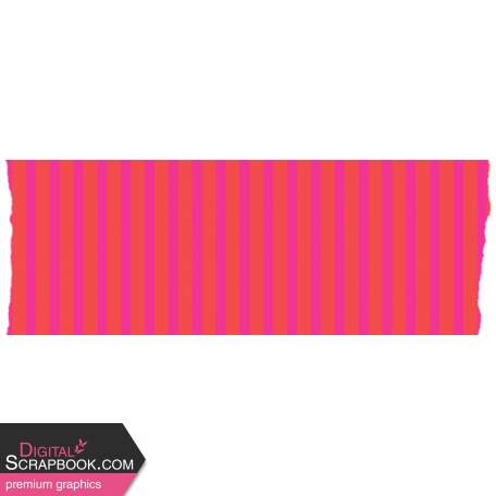 Pink washi tape sticker, striped