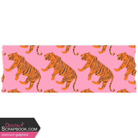 Good Life: February 2022 Stickers And Tags- Tiger Washi Tape 