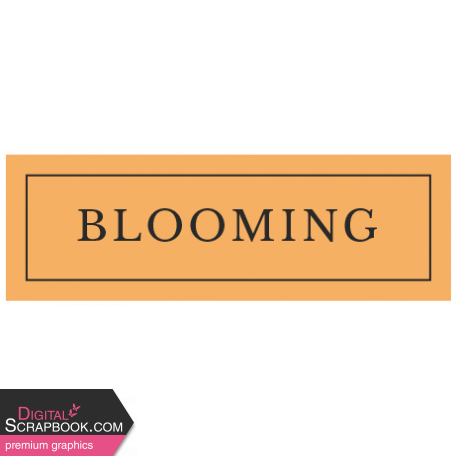 Good Life April 2022: Label- Blooming