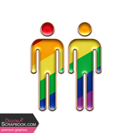 GL22 June Pride Enamel Couple Pin 2