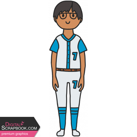 Draw It Kit #9 - Baseball Kids - Kid 16C