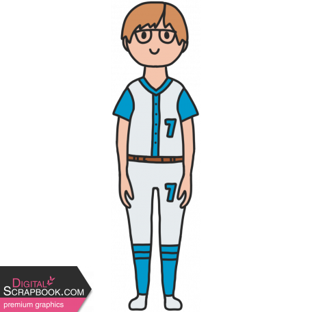 Draw It Kit #9 - Baseball Kids - Kid 16D