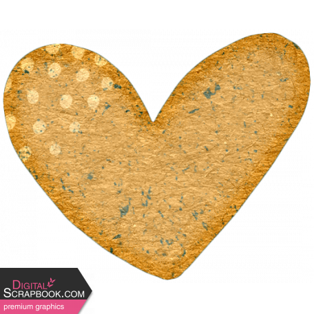 The Good Life: August 2022 Elements - Chipboard heart 2