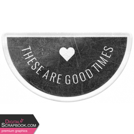 The Good Life: September 2022 Elements - texture label 8 Good times