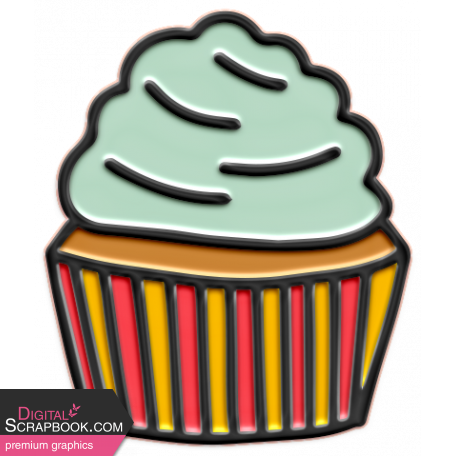 The Good Life: September 2022 Baking Elements - Enamel cupcake