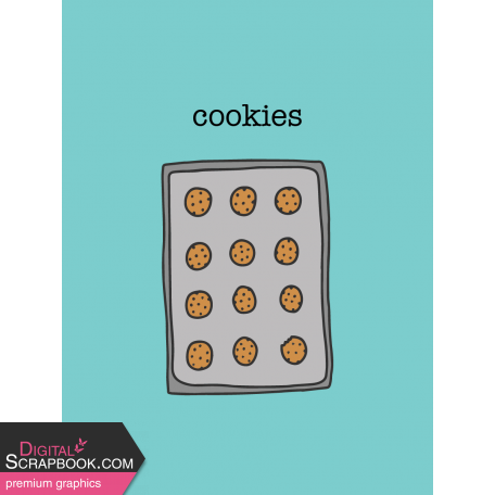 Good Life September 2022: Baking Journal Cards- Cookies (3x4)