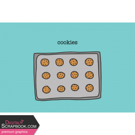 Good Life September 2022: Baking Journal Cards- Cookies (4x6)