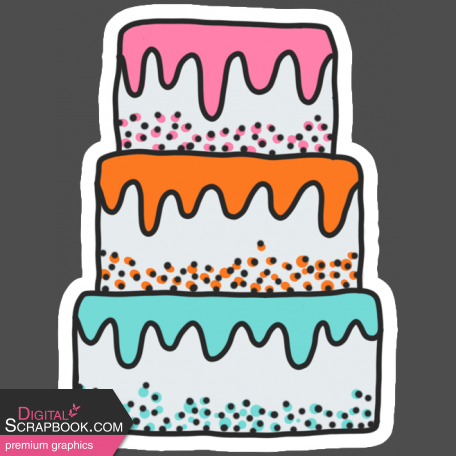 Good Life September 2022: Baking Sticker- Cake