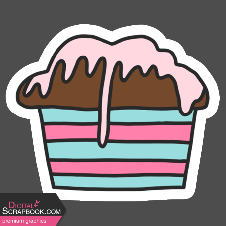 Good Life September 2022: Baking Sticker- Cupcake (2)