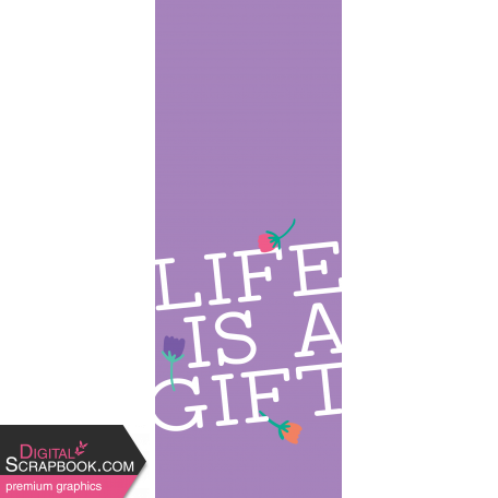 Good Life Nov 22_TN Cards-Life is A Gift  3x8