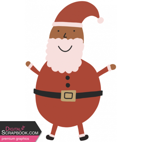 GL22 December Sticker Santa