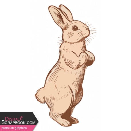 The Good Life: March & April 2023 Easter Mini Kit – Bunny Sticker 3