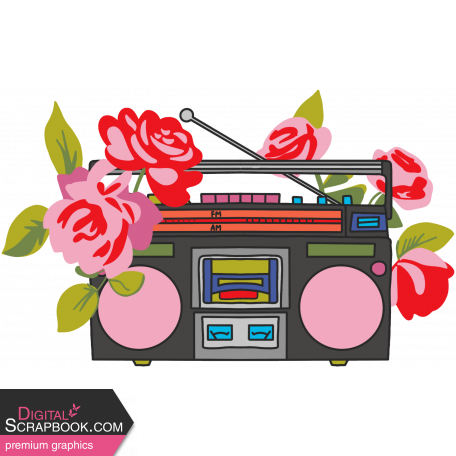 The Good Life: May & June 2023 Sticker Flower Boombox