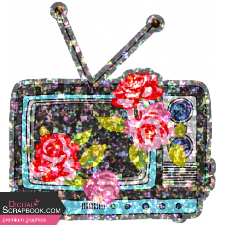 Good Life May & June 2023: Retro Shiny Sticker - TV