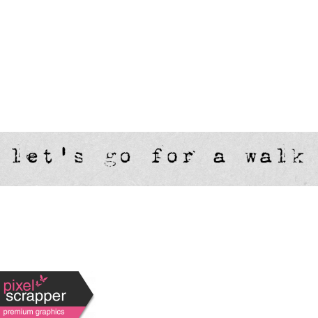 Autumn Art Word Snippet - Let's Go For A Walk