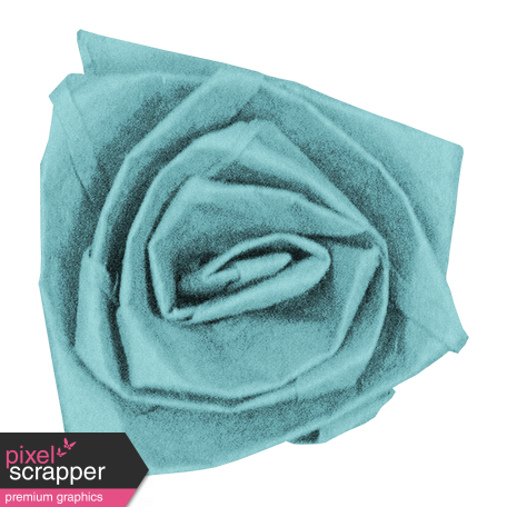 Winter Arabesque Flower - Teal Rose