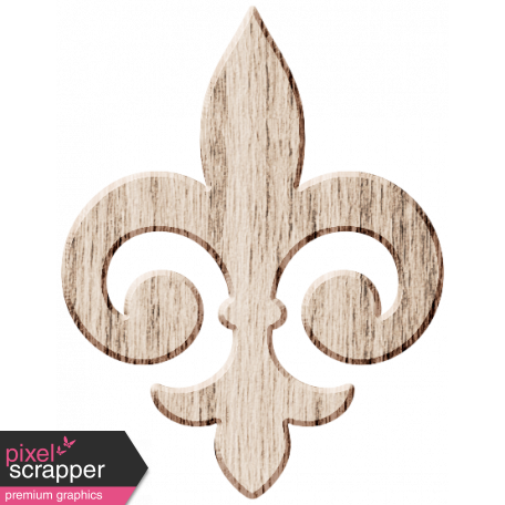 Wood 3 - Fleur De Lis Here & Now Wood Kit