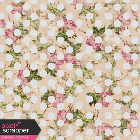 Here & Now - Polka Dot Floral Paper