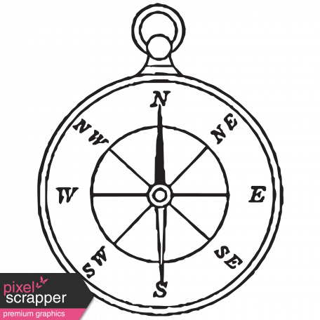 Compass Stamp 8