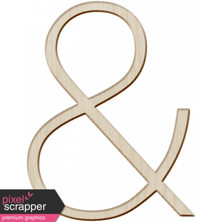 Good Day Wood Ampersand