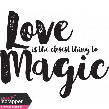 Love Magic Word Art