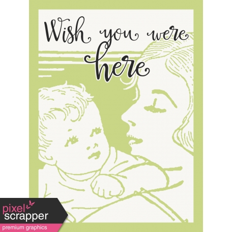 Baby On Board - Journal Cards 3x4 - Wish You Were Here