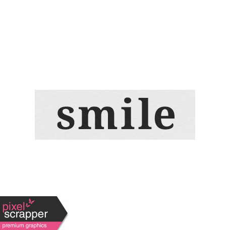 In The Pocket - Elements - Word Art - Smile