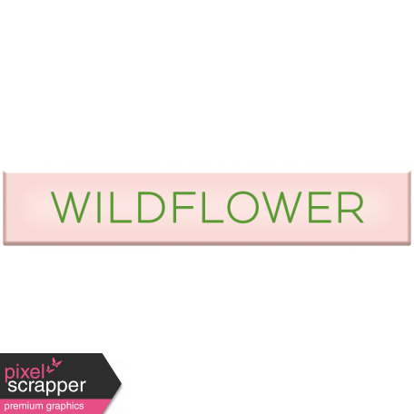 Spring Day - Elements - Word Art - Wildflower