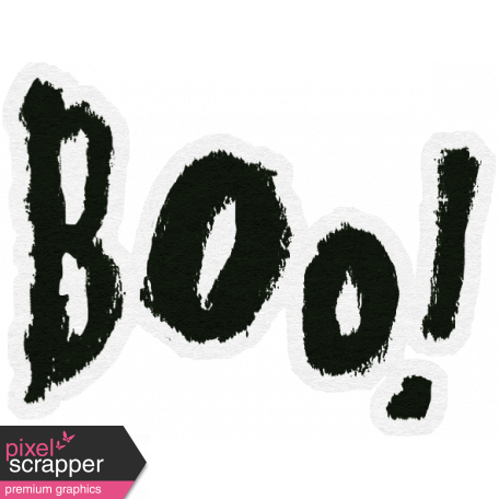 Halloweeeek! Minikit - Word Art - Boo!