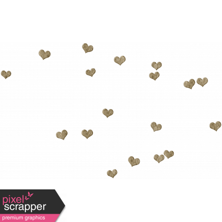 Our House - Wood Hearts Scatter