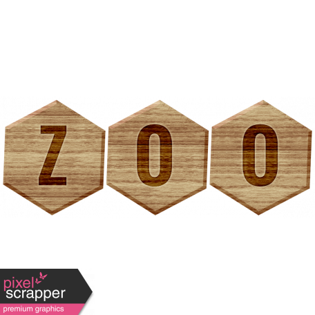 Animal Kingdom - Zoo Word Art