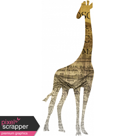 Animal Kingdom - Zoo Collage - Giraffe