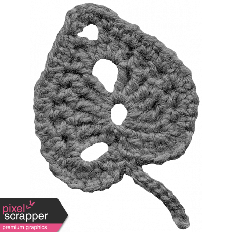 Crochet Flowers - Templates - Crochet07 - Leaf
