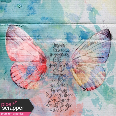 Create Something - Papers - Watercolor Butterfly