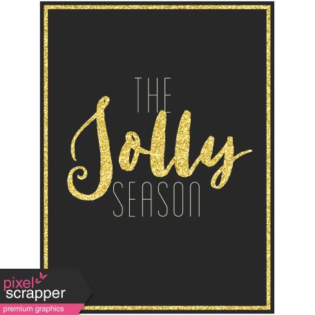Christmas Day - Journal Cards - Jolly Season 3 x 4