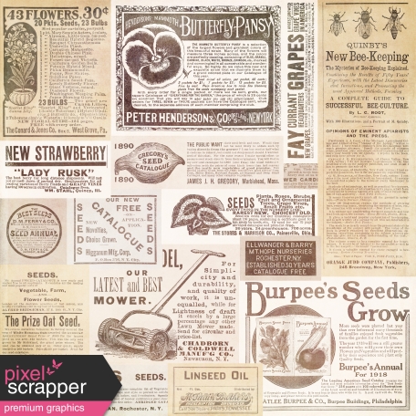 Vintage Collage Sheets - Sheet 2 graphic by Elif Şahin
