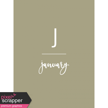 Back To Basics Month Cards - January 76