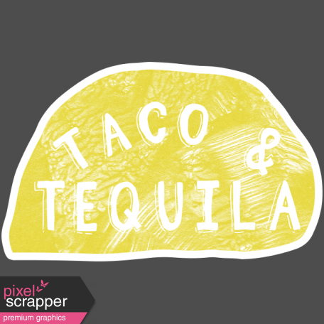 Mexican Food Day Elements - Taco Tequila